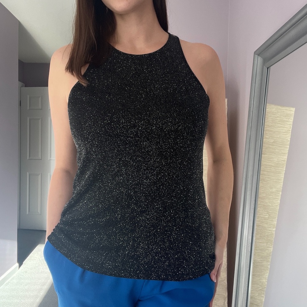 Ever New Glitter sleeveless top